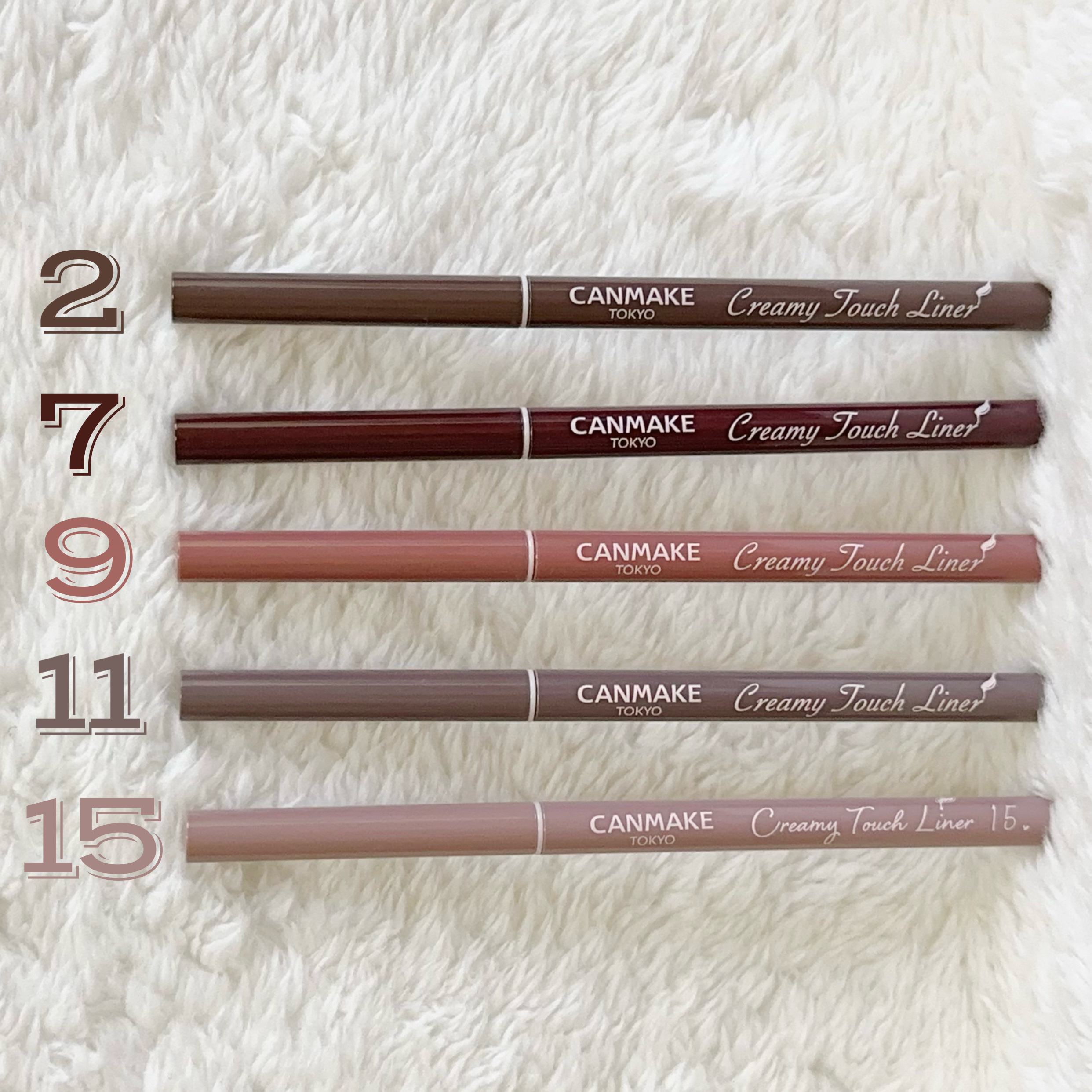 クリーミータッチライナー/キャンメイク/ジェルアイライナーを使ったクチコミ（3枚目）