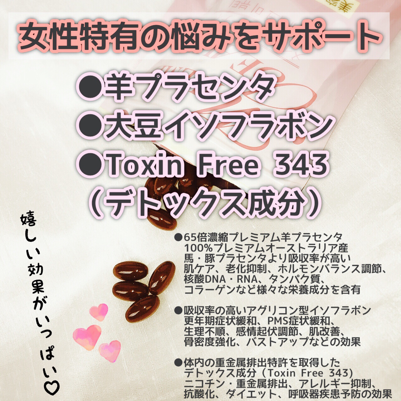 メイクミービューティー/メディタミン/美容サプリメントを使ったクチコミ（3枚目）