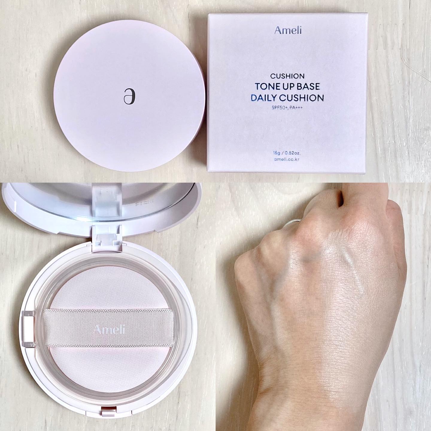 TONE UP BASE DAILY CUSHION/Ameli/化粧下地を使ったクチコミ（2枚目）