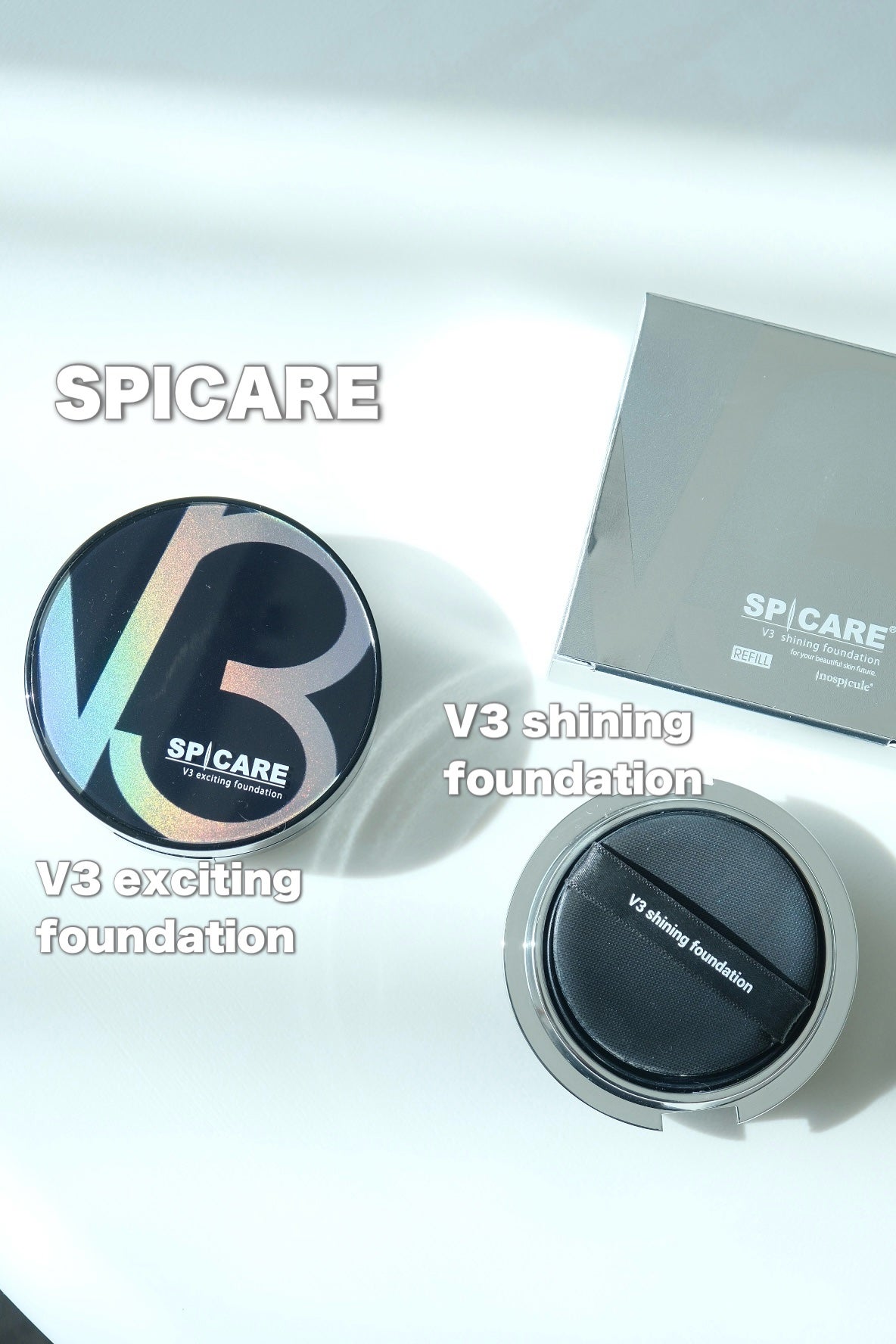 V3 エキサイティングファンデーション/SPICARE/クッションファンデーションを使ったクチコミ(1枚目)