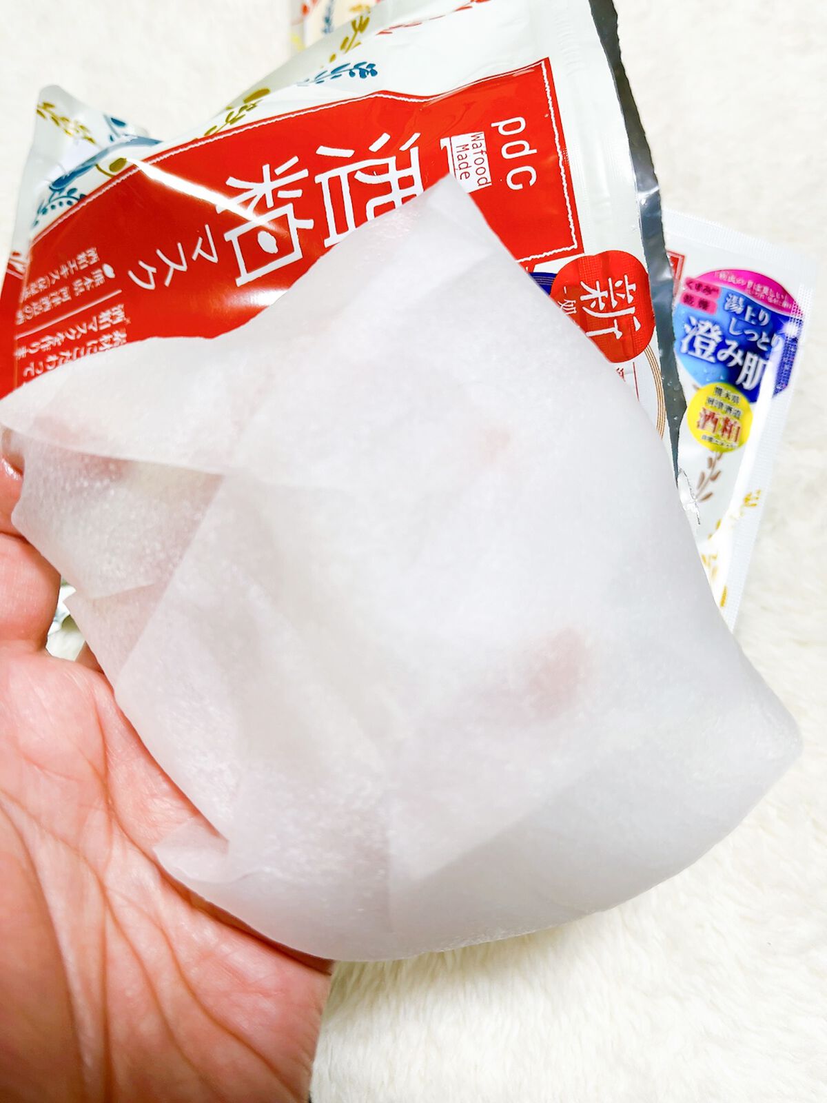 ワフードメイド 酒粕マスク/pdc/シートマスク・パックを使ったクチコミ(3枚目)