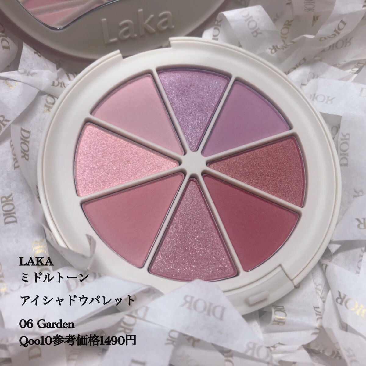 ミドルトーンアイシャドウコレクターパレット/Laka/アイシャドウパレットを使ったクチコミ(2枚目)