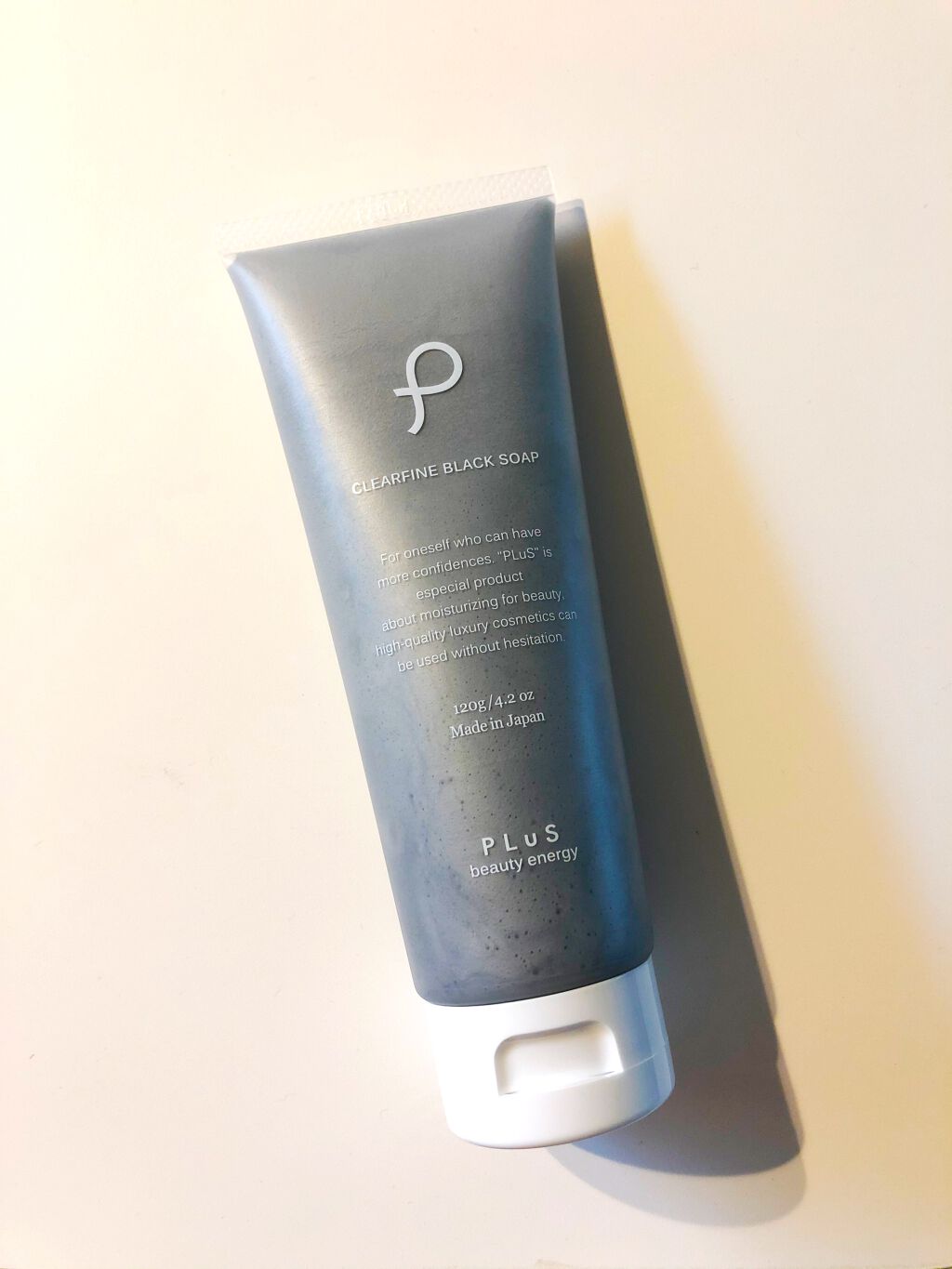 クリアファイン ブラック ソープ チューブタイプ/PLuS/洗顔フォームを使ったクチコミ（1枚目）