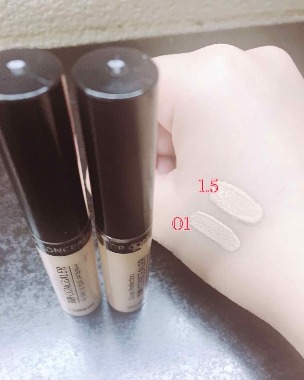 カバーパーフェクション チップコンシーラー/the SAEM/リキッドコンシーラーを使ったクチコミ（2枚目）