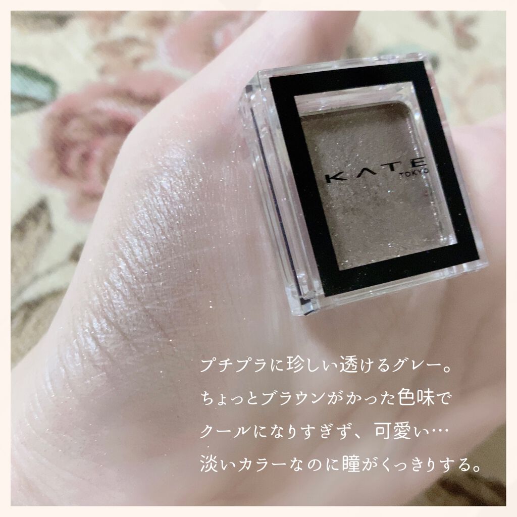 ケイト ザ アイカラー 060 ノーブルグレー/KATE/単色アイシャドウを使ったクチコミ（2枚目）