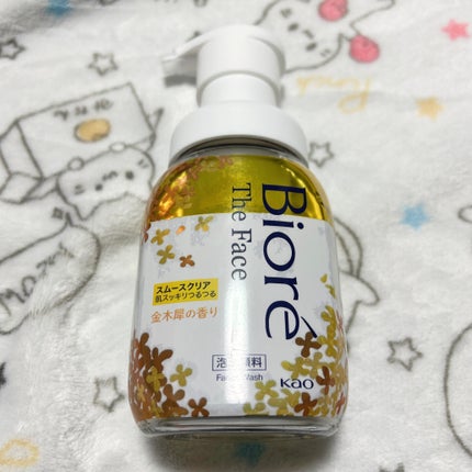 ビオレ ザフェイス 泡洗顔料 ディープモイスト 金木犀の香り/ビオレ/泡洗顔を使ったクチコミ(1枚目)