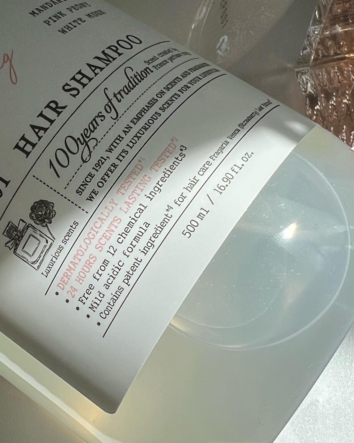 インフランス ヘアシャンプー ブルーミングピオニー/トリートメント ブルーミングピオニー/jmella/市販シャンプーを使ったクチコミ(4枚目)