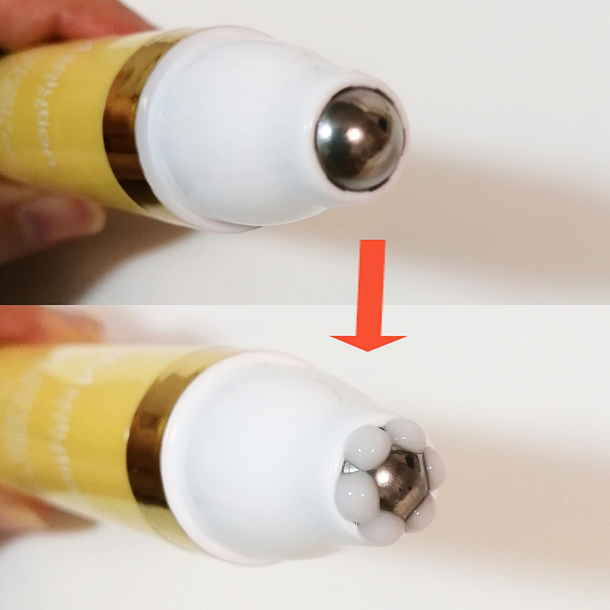 V9ビタミンアンプルロールオンアイクリームクリア/JMsolution/アイケア・アイクリームを使ったクチコミ（3枚目）