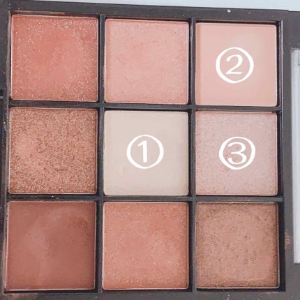 UR GLAM BLOOMING EYE COLOR PALETTE/U R GLAM/アイシャドウパレットを使ったクチコミ(2枚目)