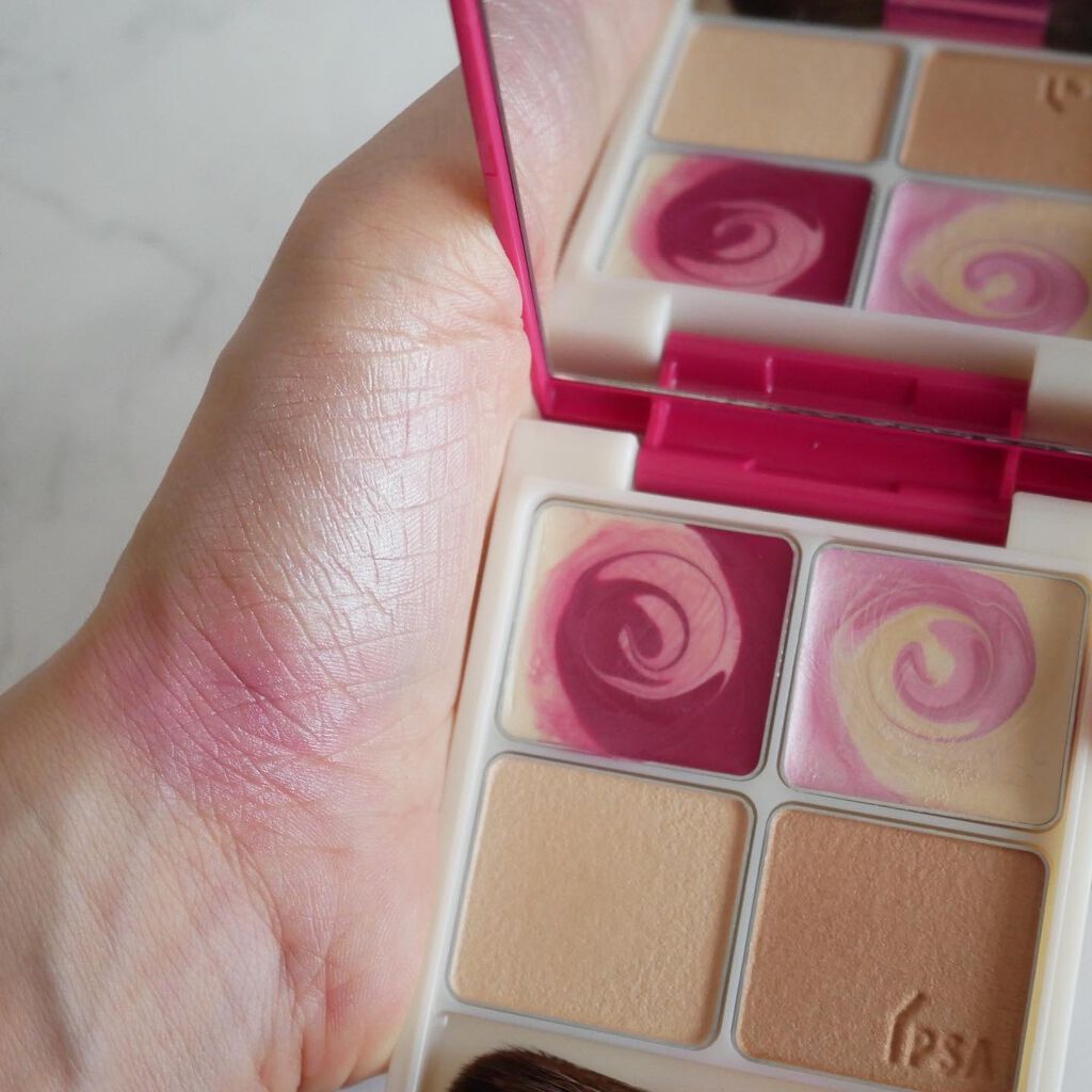 デザイニング フェイスカラーパレット/IPSA/プレストパウダーを使ったクチコミ(5枚目)