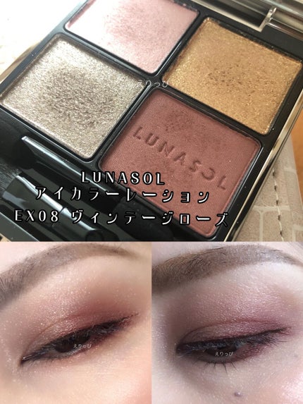 アイカラーレーション/LUNASOL/アイシャドウパレットを使ったクチコミ(1枚目)