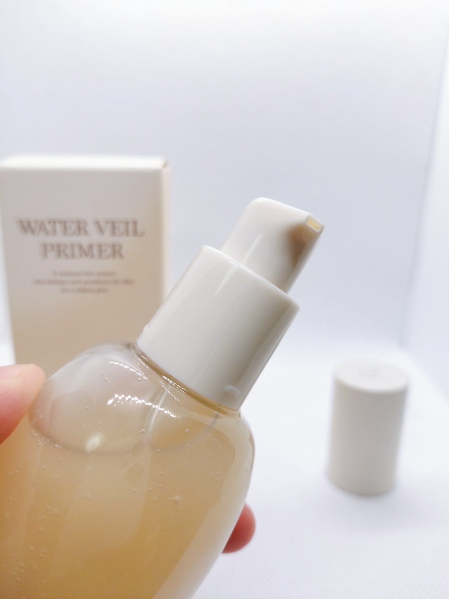 ウォーターベールプライマー/dasique/化粧下地を使ったクチコミ（3枚目）