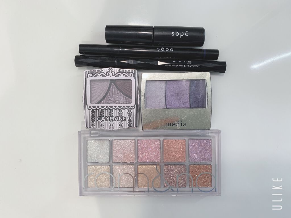 ジューシーピュアアイズ/キャンメイク/アイシャドウパレットを使ったクチコミ（1枚目）