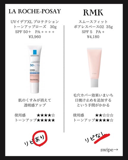 mi_ta2359フォロバ on LIPS 「リピる?リピらない?/化粧下地編𓂃少し辛ロレビュー®・🕴️LI..」(3枚目)