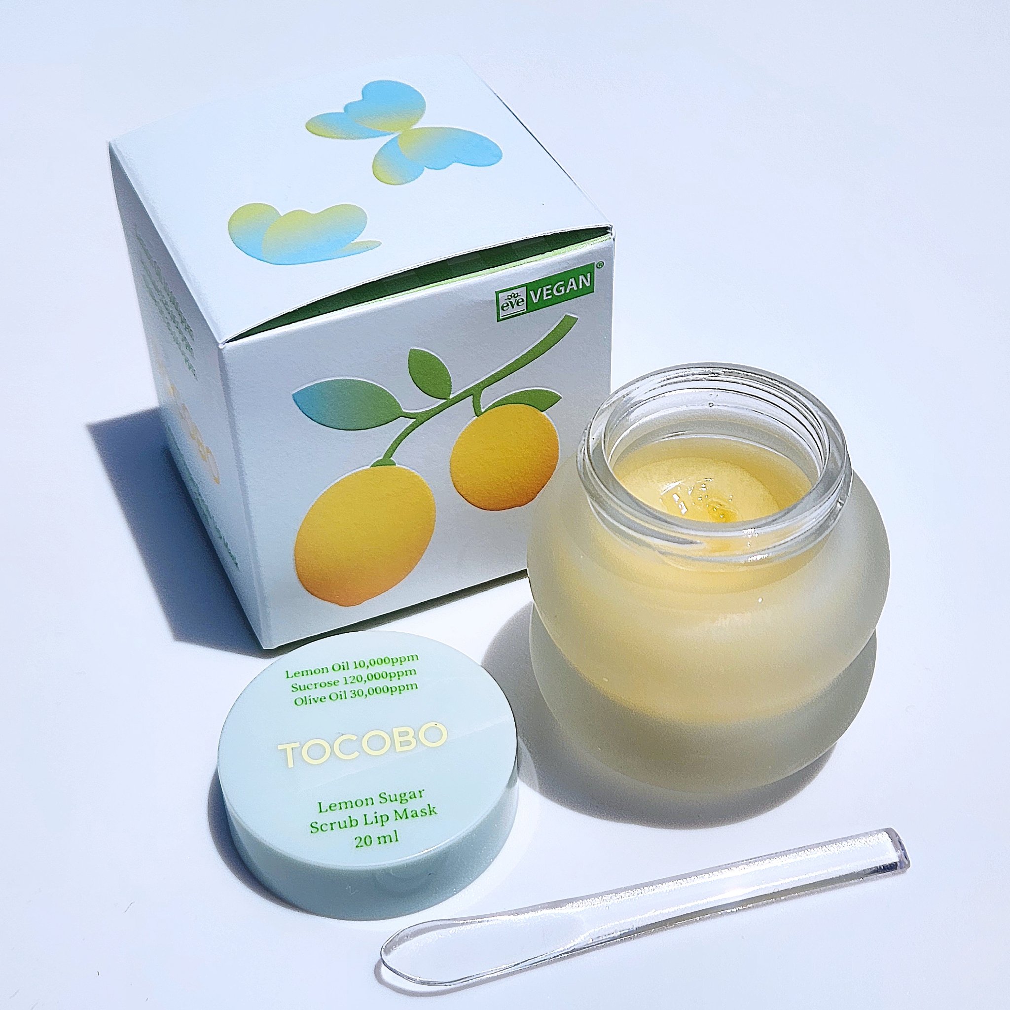 レモンシュガースクラブリップマスク/TOCOBO/リップスクラブを使ったクチコミ（1枚目）