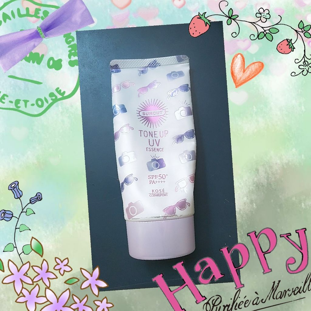 トーンアップUV エッセンス/サンカット®/日焼け止めローションを使ったクチコミ(1枚目)