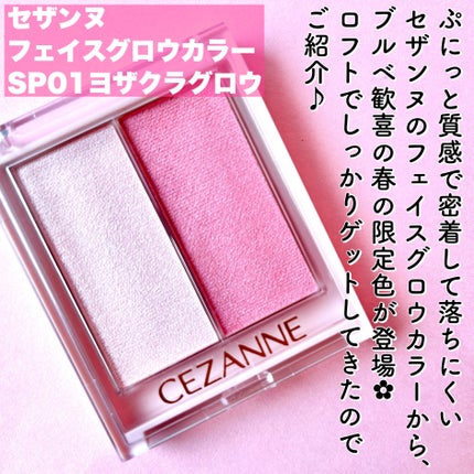フェイスグロウカラー/CEZANNE/クリームハイライトを使ったクチコミ(2枚目)