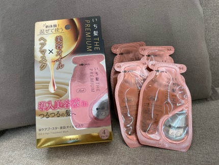 いち髪 THE PREMIUM Wケアブースター美容オイルマスク/いち髪/ヘアマスク・ヘアパックを使ったクチコミ(1枚目)