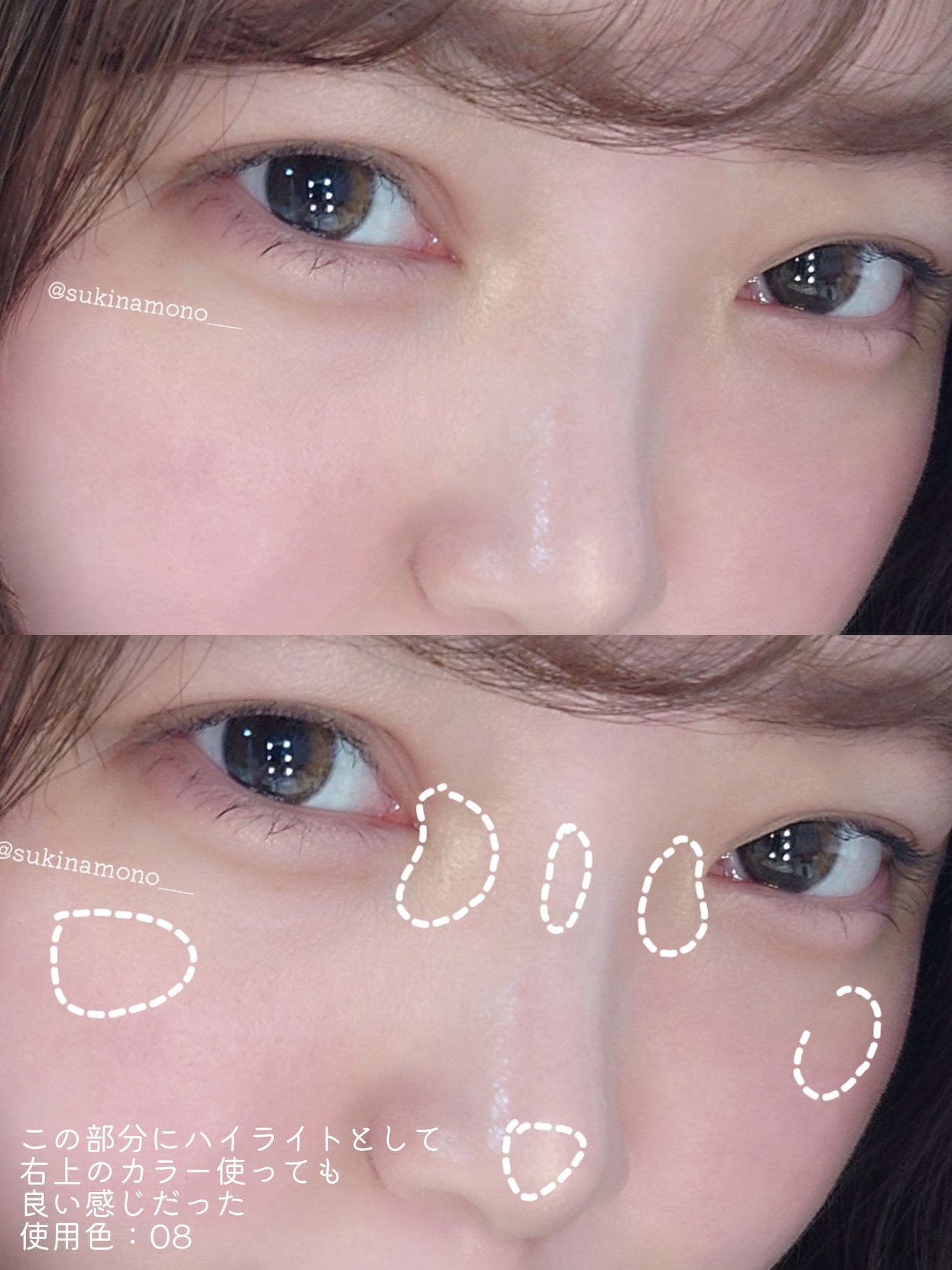 ドットオンムードアイパレット/Heart Percent/アイシャドウパレットを使ったクチコミ(8枚目)