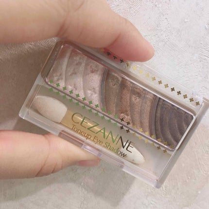 トーンアップアイシャドウ/CEZANNE/アイシャドウパレットを使ったクチコミ(1枚目)