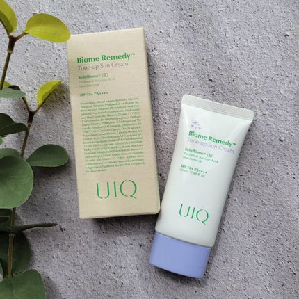 バイオームレメディパープルトーンアップUVクリーム/UIQ/日焼け止めクリームを使ったクチコミ(1枚目)