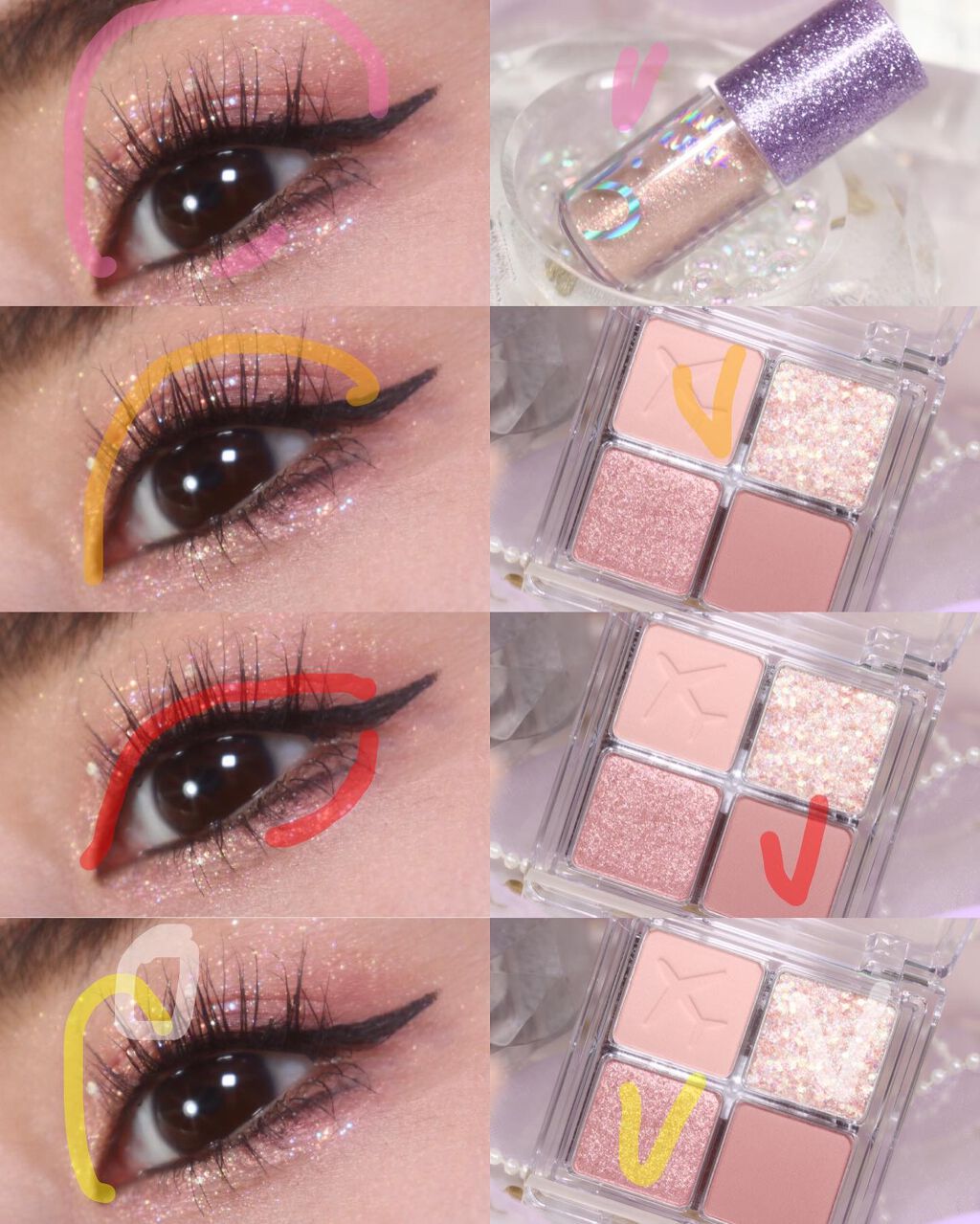 グリーミングアイグリッター/IBIM/グリッターを使ったクチコミ（2枚目）