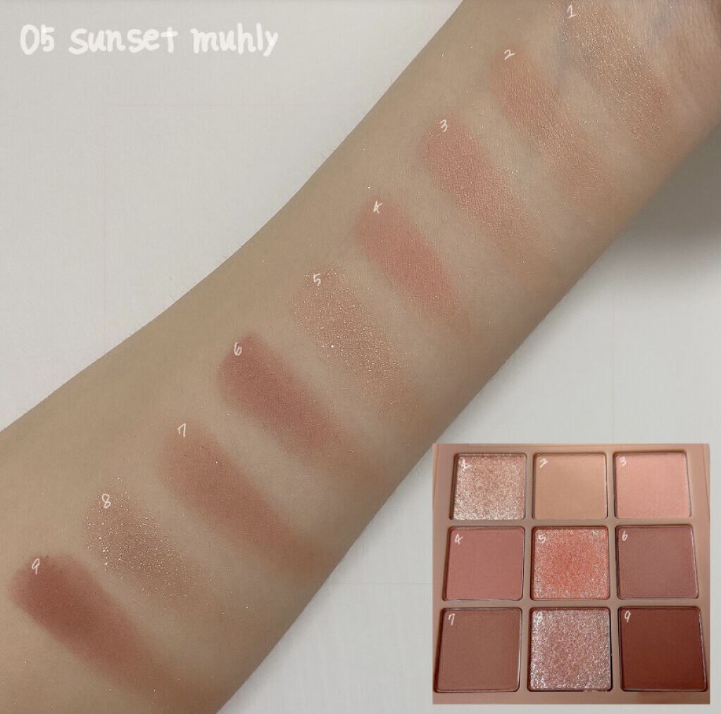 シャドウパレット/dasique/アイシャドウパレットを使ったクチコミ（2枚目）