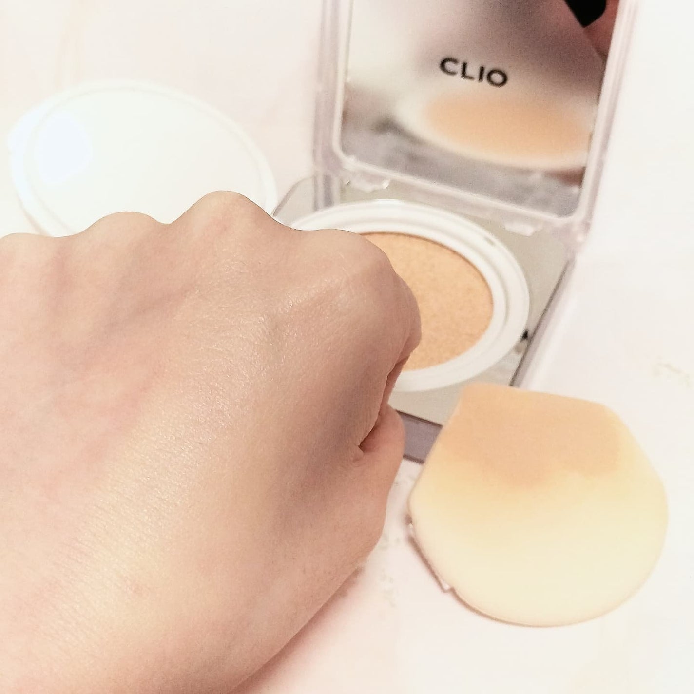 キル カバー ファンウェア クッション ザ オリジナル/CLIO/クッションファンデーションを使ったクチコミ(4枚目)