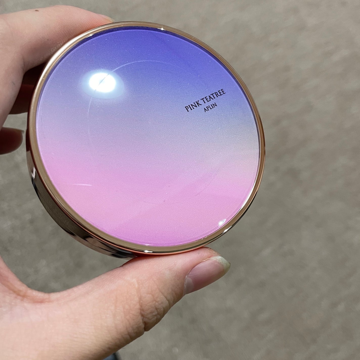 ピンクティーツリーカバープライマークッション/APLIN/クッションファンデーションを使ったクチコミ(1枚目)