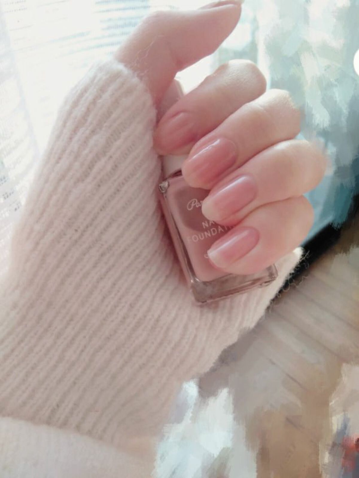 ネイルファンデーション/パラドゥ/マニキュアを使ったクチコミ(4枚目)