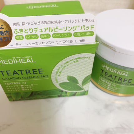 ティーツリーカーミングエッセンスパッド/MEDIHEAL/トナーパッドを使ったクチコミ(1枚目)