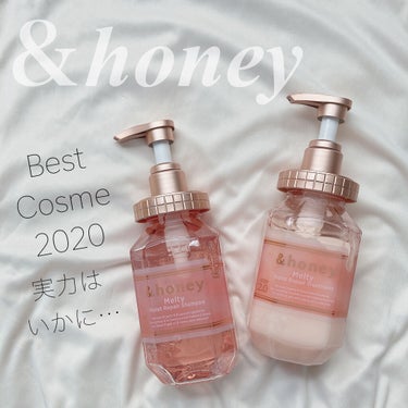 &honey Melty モイストリペア シャンプー1.0／モイストリペア ヘアトリートメント2.0 シャンプー本体440ml/&honey/シャンプー・コンディショナーを使ったクチコミ（1枚目）