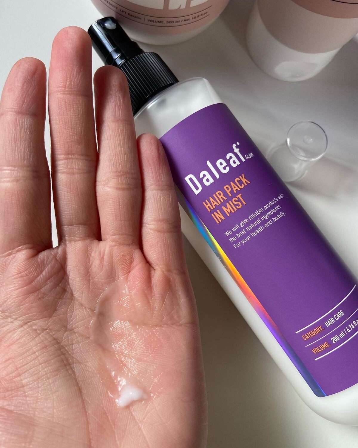 LPTケラチンリペアトリートメント/Daleaf/洗い流すヘアトリートメントを使ったクチコミ(5枚目)