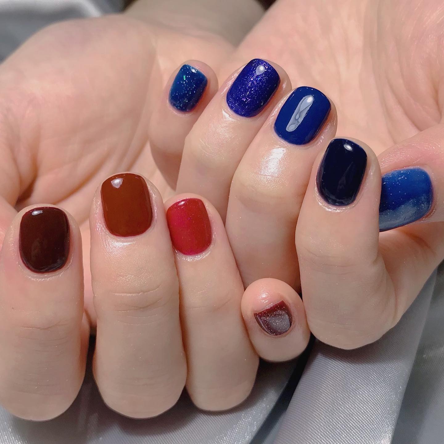 #ネイル,#アシメネイルのネイルデザイン