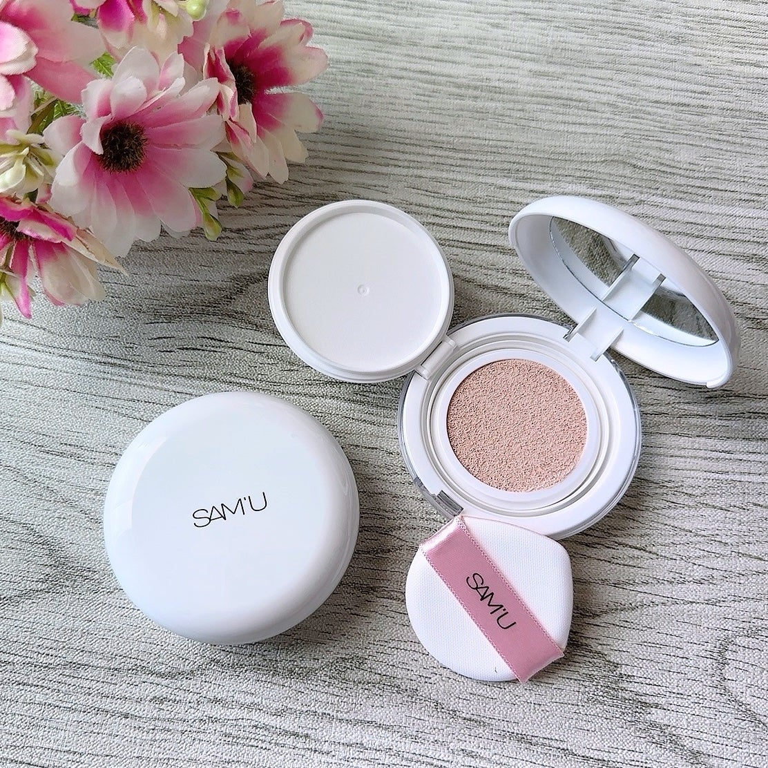 センシティブピュア&ピュアクッション/SAM'U/クッションファンデーションを使ったクチコミ(1枚目)