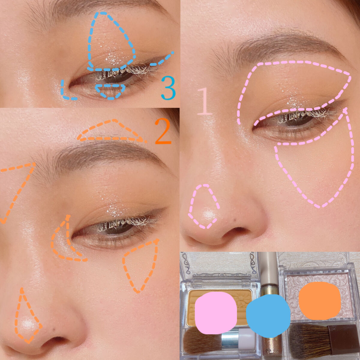 【旧品】パウダーチークス/キャンメイク/パウダーチークを使ったクチコミ（2枚目）