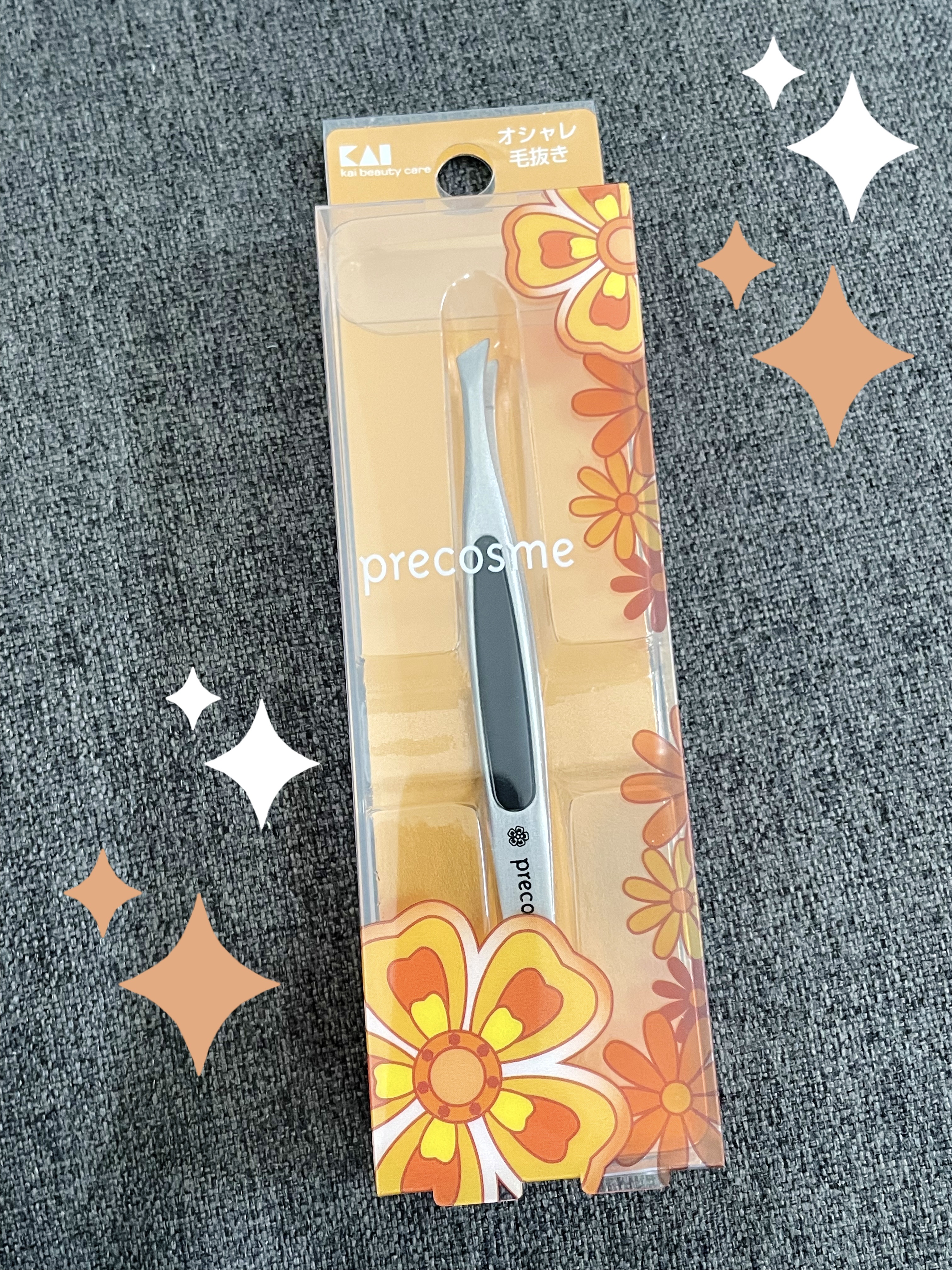 貝印 プリコスメ　オシャレ毛抜きのクチコミ「☆貝印 プリコスメ　オシャレ毛抜き☆


貝印なので購入しました！
使いやすくて良き✨

今ま.....」（1枚目）