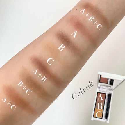 セルヴォーク インディケイトアイブロウパウダー/Celvoke/パウダーアイブロウを使ったクチコミ(8枚目)