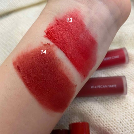 ゼロベルベットティント/rom&nd/リップティントを使ったクチコミ(2枚目)