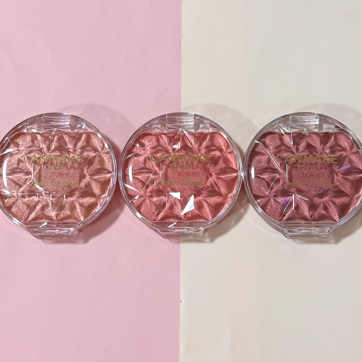 クリームチーク(パールタイプ)/キャンメイク/ジェル・クリームチークを使ったクチコミ(2枚目)