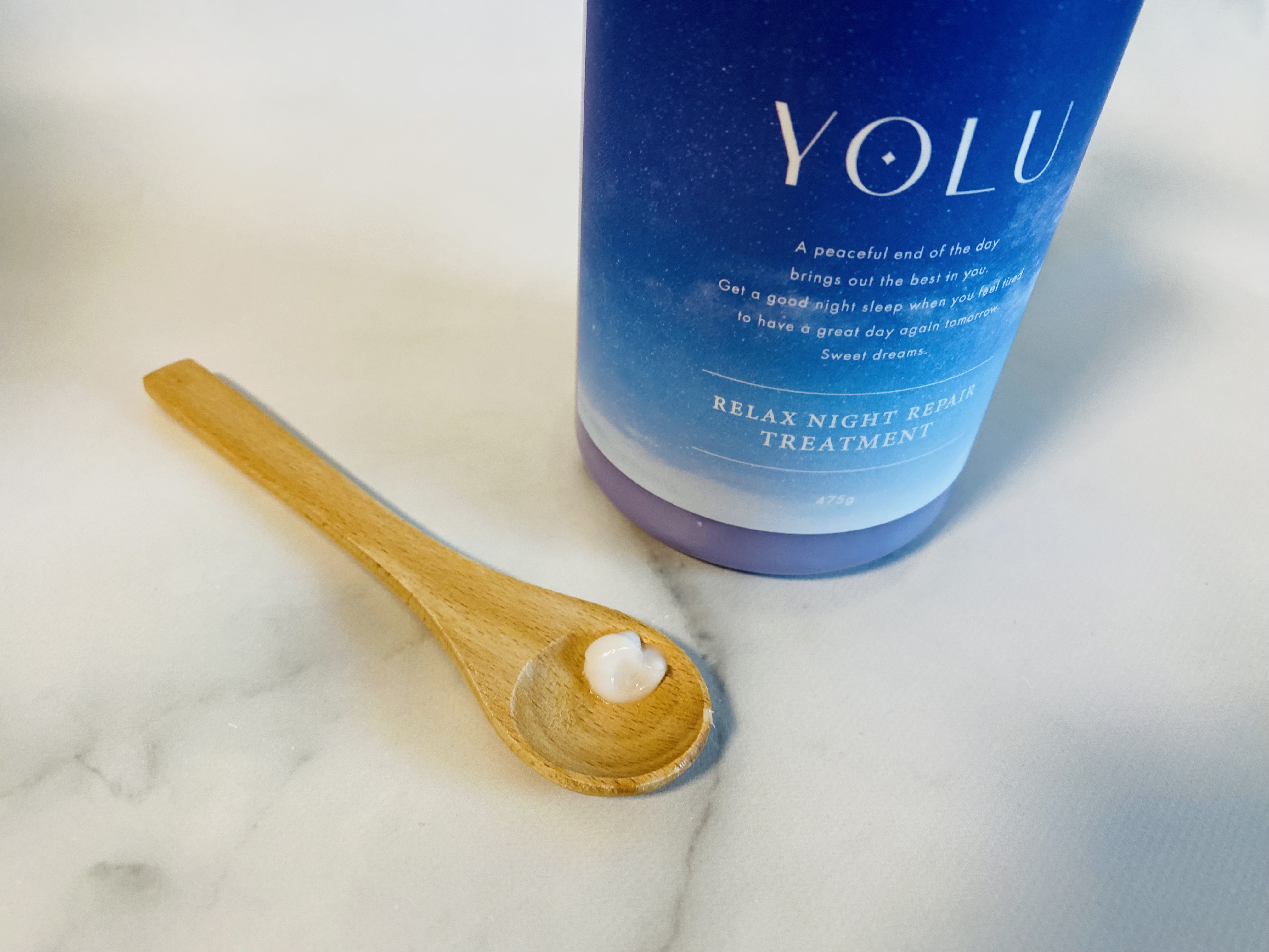 カームナイトリペアシャンプー／トリートメント/YOLU/市販シャンプーを使ったクチコミ（3枚目）