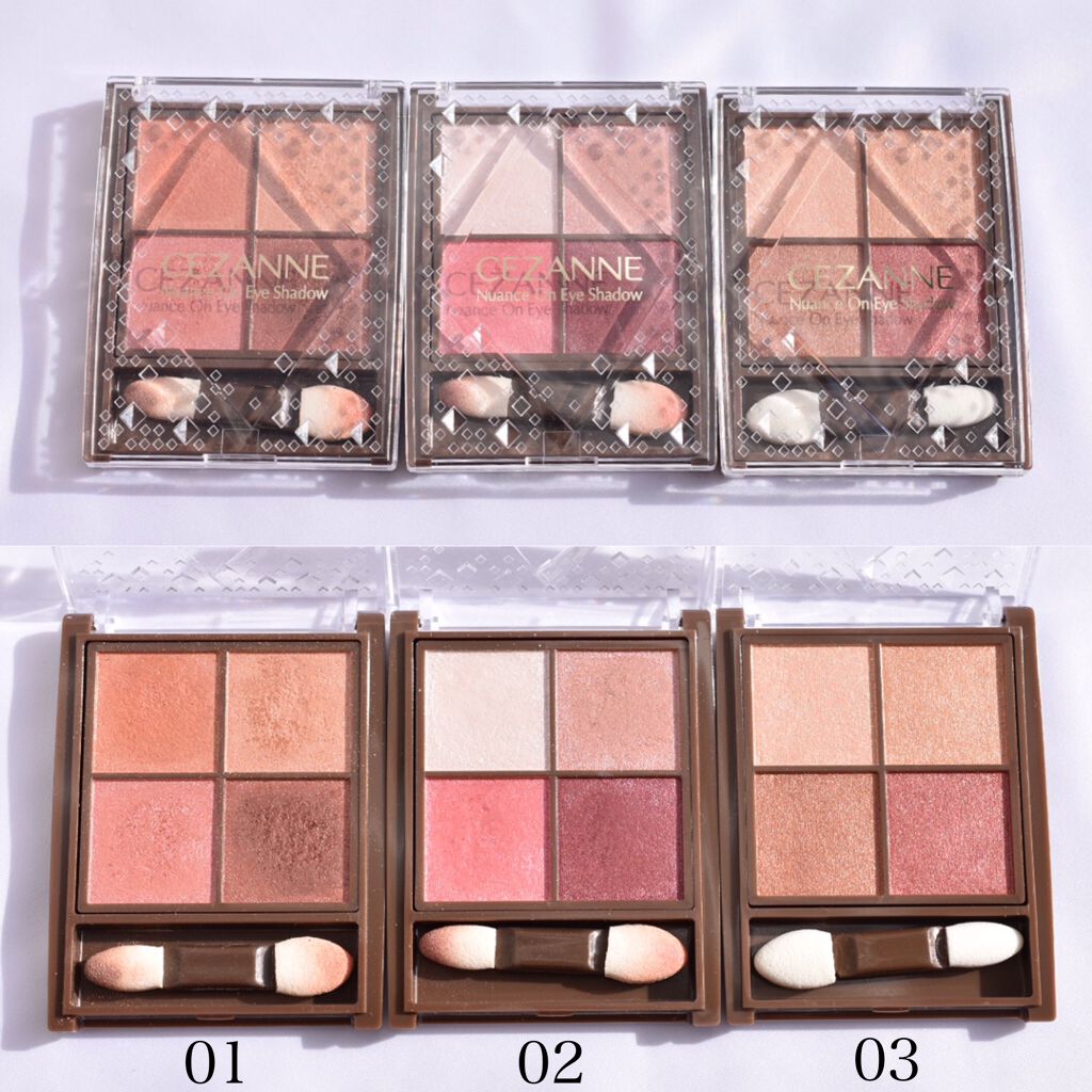 ニュアンスオンアイシャドウ/CEZANNE/アイシャドウパレットを使ったクチコミ(4枚目)