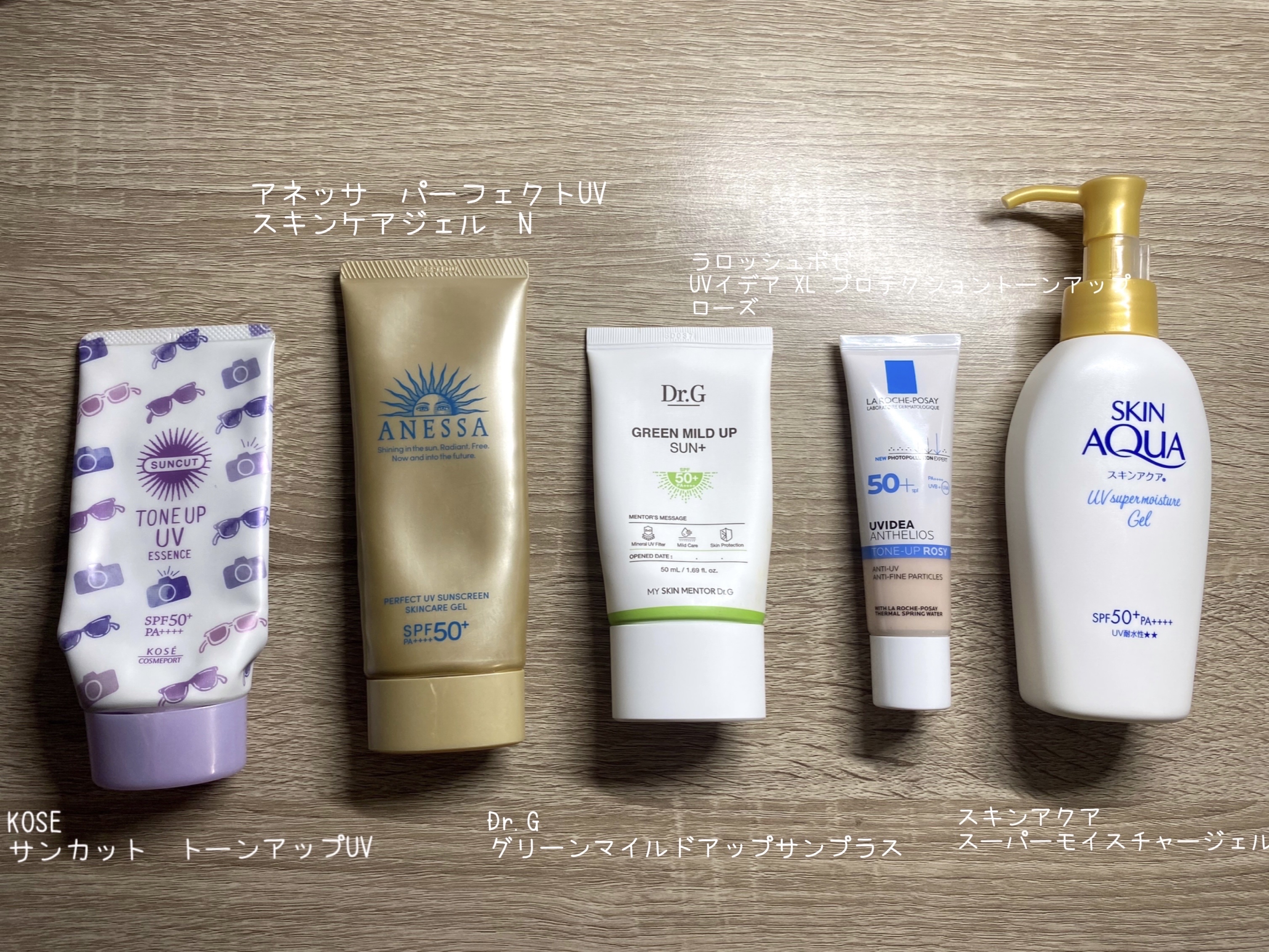 モイスチャージェル/スキンアクア/日焼け止めジェルを使ったクチコミ（2枚目）