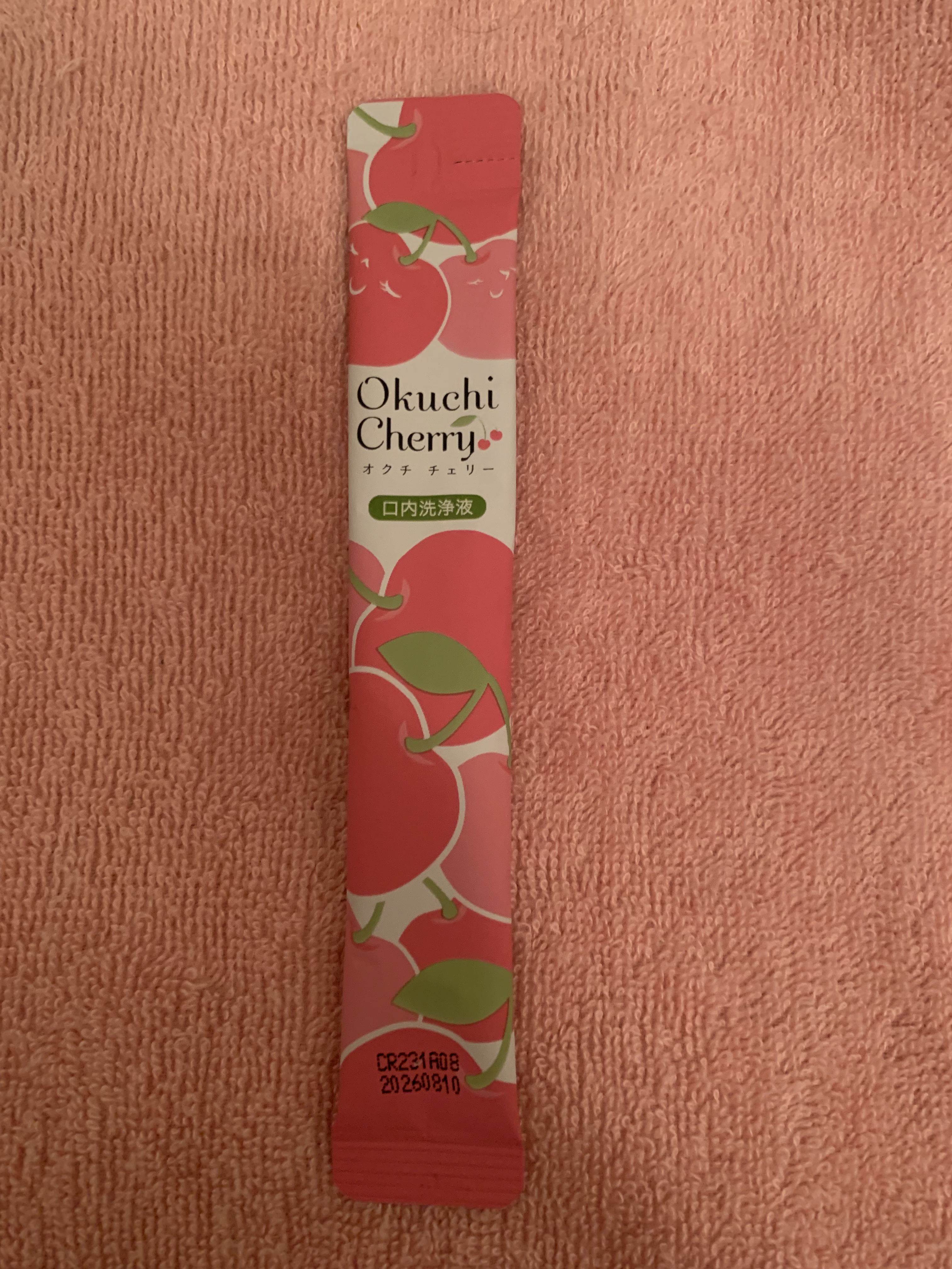 オクチチェリー（マウスウォッシュ）/オクチシリーズ/マウスウォッシュ・スプレーを使ったクチコミ（1枚目）
