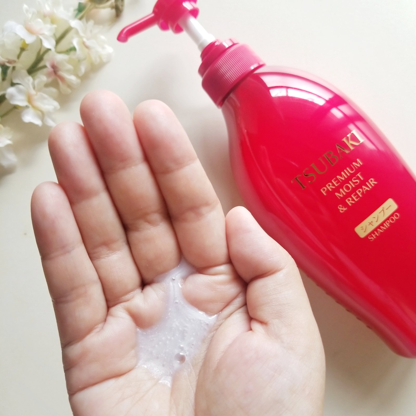 TSUBAKI プレミアム モイスト＆リペア シャンプー/コンディショナー コンディショナー（450mL）/TSUBAKI/市販シャンプーを使ったクチコミ（3枚目）