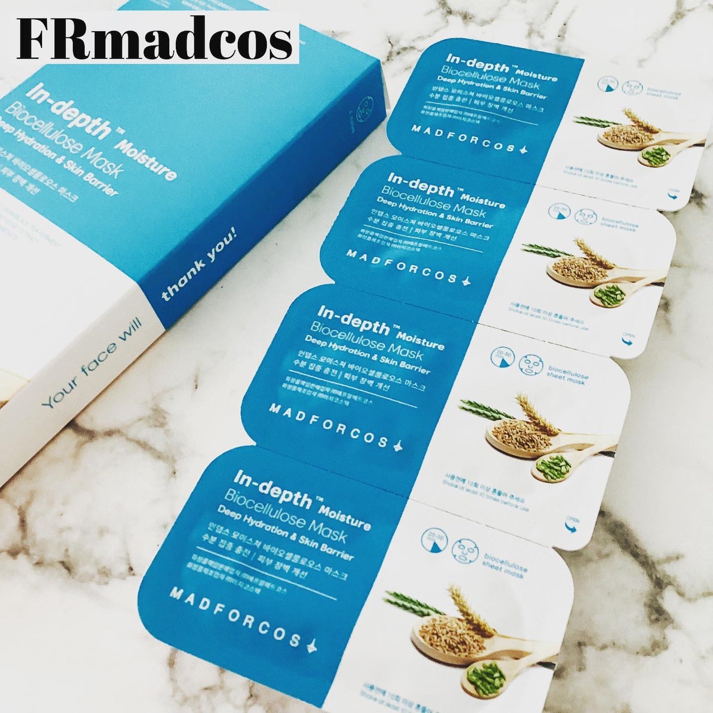 インデップス™モイスチャーバイオセルロースマスク/MADFORCOS/シートマスク・パックを使ったクチコミ(4枚目)