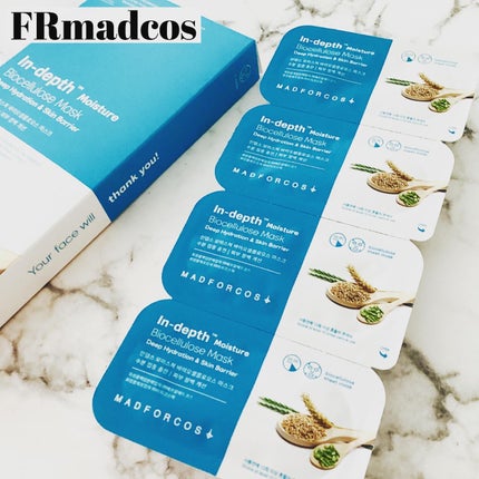 インデップス™モイスチャーバイオセルロースマスク/MADFORCOS/シートマスク・パックを使ったクチコミ(4枚目)