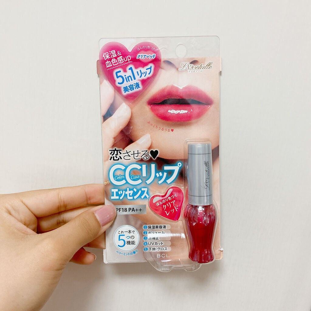 CCリップエッセンス/ラブチュール/リップグロスを使ったクチコミ(1枚目)