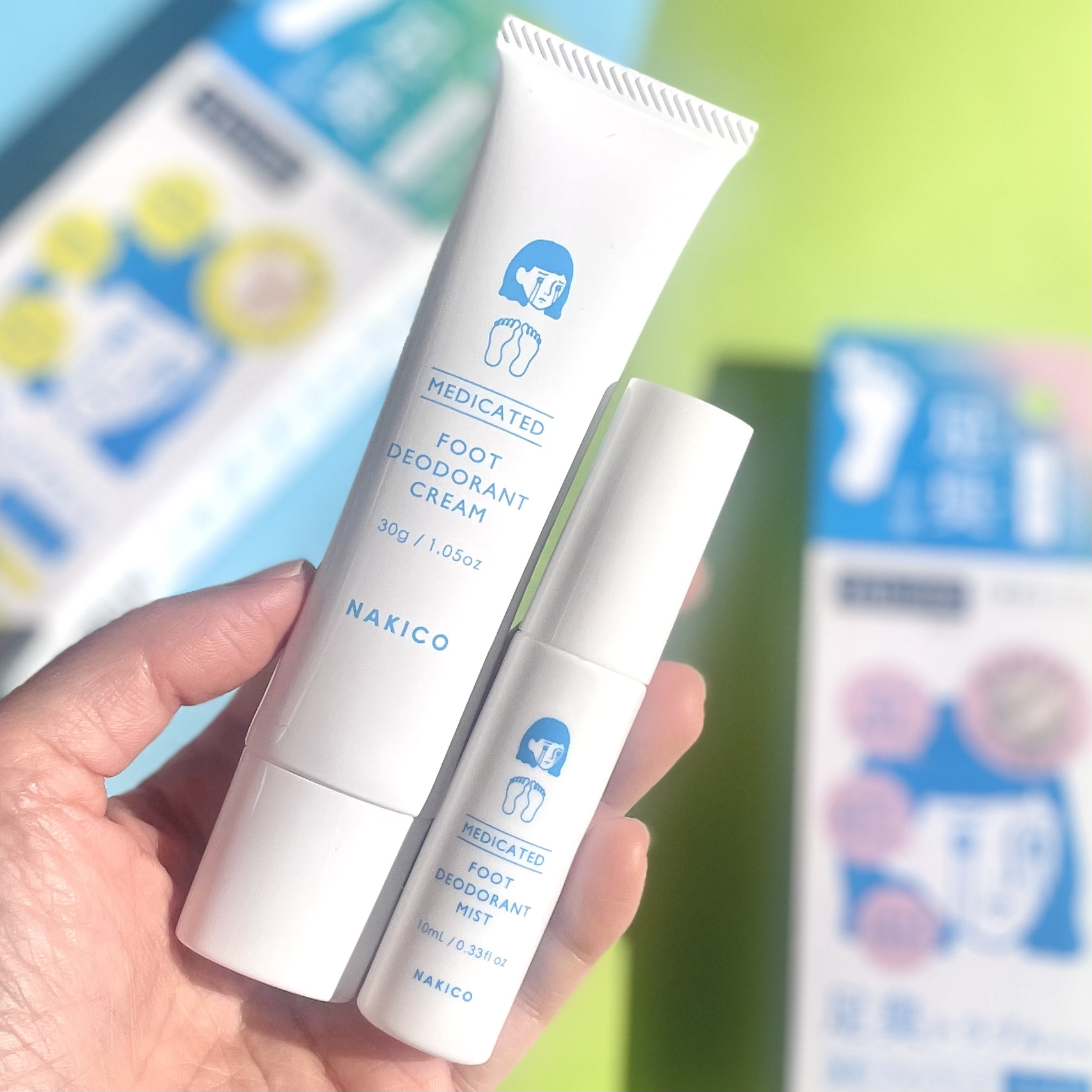 薬用デオドラントフットミスト/NAKICO/レッグ・フットケアを使ったクチコミ（2枚目）