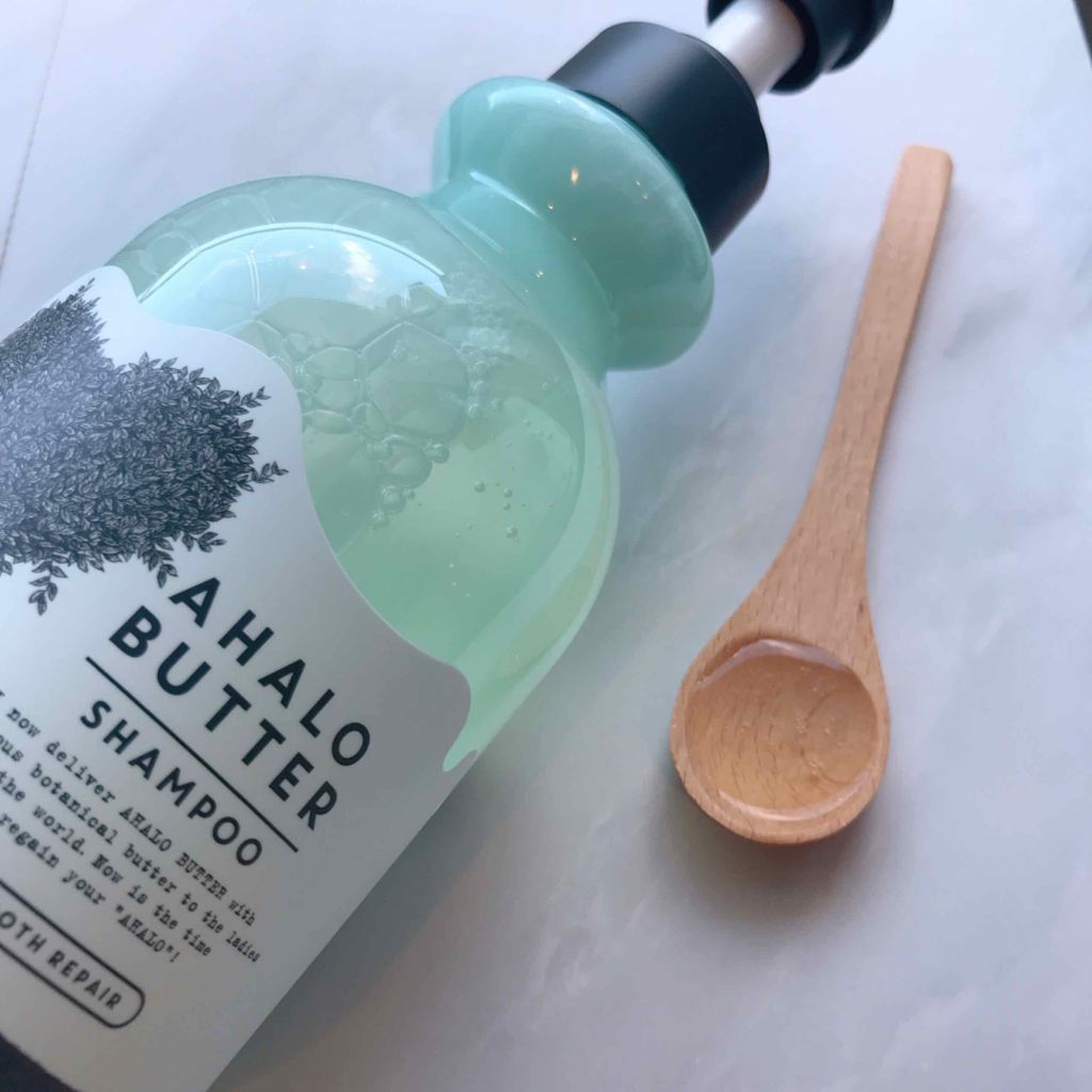 スムースリペア バターとハーブシロップのモコモコ泡シャンプー／バターとハーブミルクのさらさらトリートメント/AHALO BUTTER/シャンプー・コンディショナーを使ったクチコミ（2枚目）